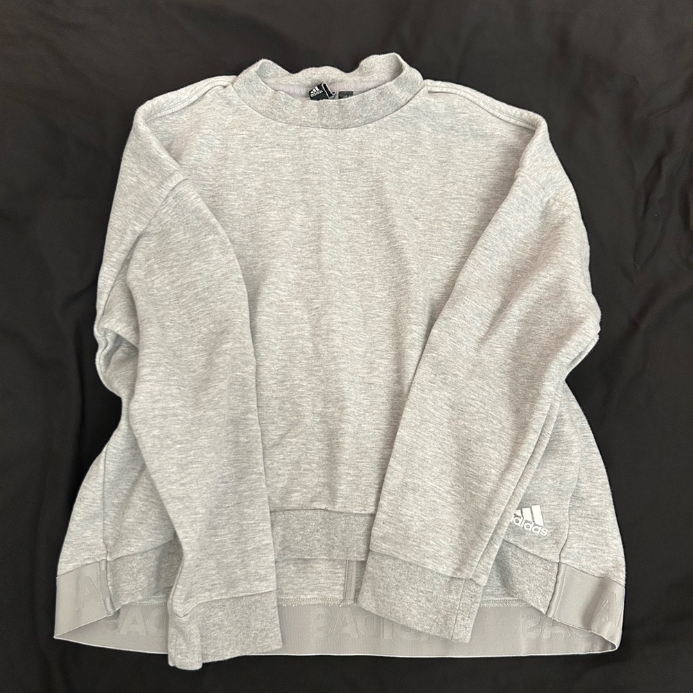 Adidas Heather Gray Pullover